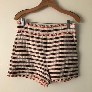 Zara knit high waisted shorts